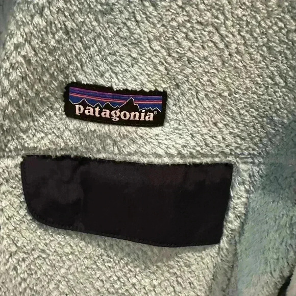 Patagonia Women's Re-Tool Snap-T Polartec Fleece Pullover Blue Size Small - Picture 2 of 6